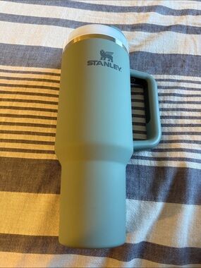 Stanley Matte Olive Green Insulated Travel Mug with Handle 40oz
